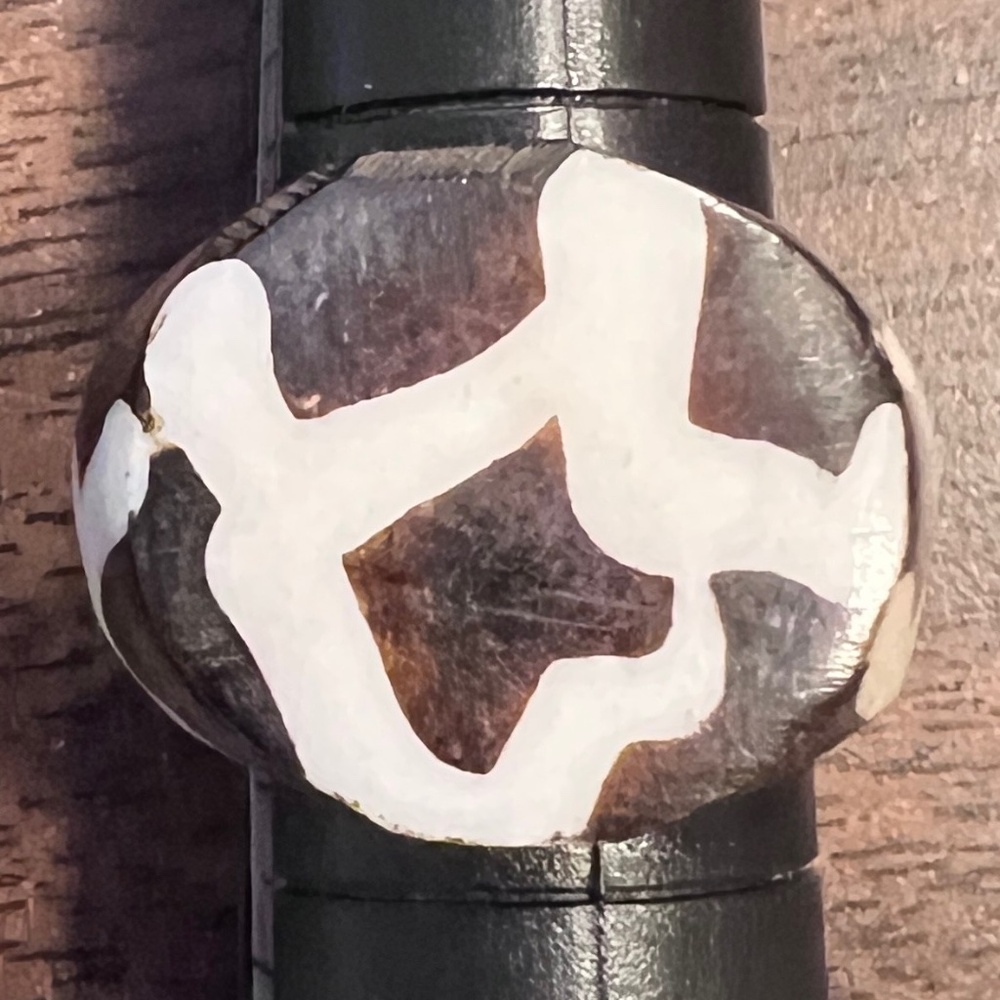 Bone Kenyan Ring - Giraffe Design